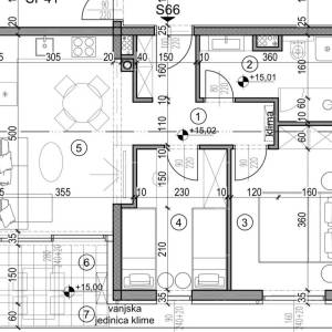 Pula! Višestambena, moderna zgrada s liftom, blizu centra. Stan s parkirnim mjestom i spremištem. s66