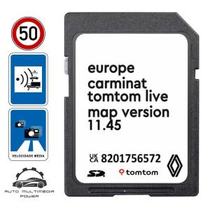 Renault R-link Carminat Live najnovija navigacijska kartica NOVO