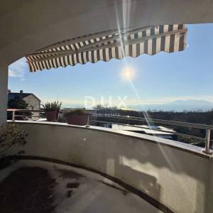 RIJEKA, GORNJI ZAMET - Kompletno novouređeni 3S+DB s pogledom na more!