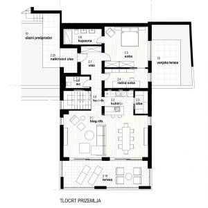 RIJEKA, KOSTRENA - ekskluzivan dvoetažni stan 210,50 m2 novogradnja s prekrasnim pogledom na more i bazenom + okućnica 350,93 m...