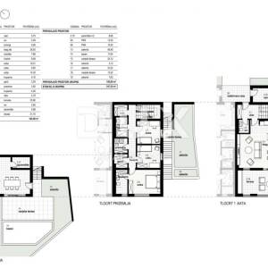 RIJEKA, KOSTRENA - ekskluzivan dvoetažni stan 164,90 m2 novogradnja s prekrasnim pogledom na more i bazenom + okućnica 182.60m2...
