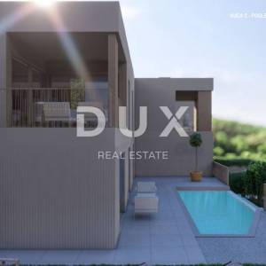 RIJEKA, KOSTRENA - ekskluzivan dvoetažni stan 147m2 novogradnja s prekrasnim pogledom na more i bazenom + okućnica 151.75m2 - S...