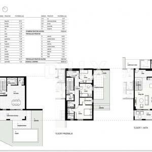 RIJEKA, KOSTRENA - ekskluzivan dvoetažni stan 212,23m2 novogradnja s prekrasnim pogledom na more i bazenom + okućnica 153.70m2 ...