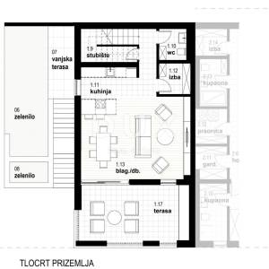 RIJEKA, KOSTRENA - ekskluzivan dvoetažni stan 163,89 m2 novogradnja s prekrasnim pogledom na more i bazenom + okućnica 176.65m2...