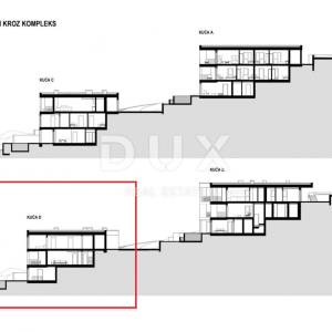 RIJEKA, KOSTRENA - ekskluzivan dvoetažni stan 163,89 m2 novogradnja s prekrasnim pogledom na more i bazenom + okućnica 176.65m2...
