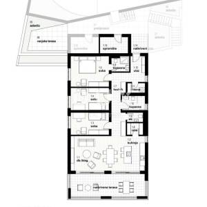 RIJEKA, KOSTRENA - ekskluzivan stan 141,72m2 novogradnja s prekrasnim pogledom na more + okućnica 59,94m2 - S1-A