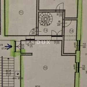 RIJEKA, TRSAT - 3S+DB dvoetažni stan s pogledom na more, 114m2