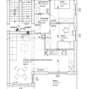 RIJEKA, VIŠKOVO - stan 6. ( 68 m2 ) U NOVOGRADNJI 2S+DB, URBANA GRADNJA VIŠKOVO! PRILIKA!