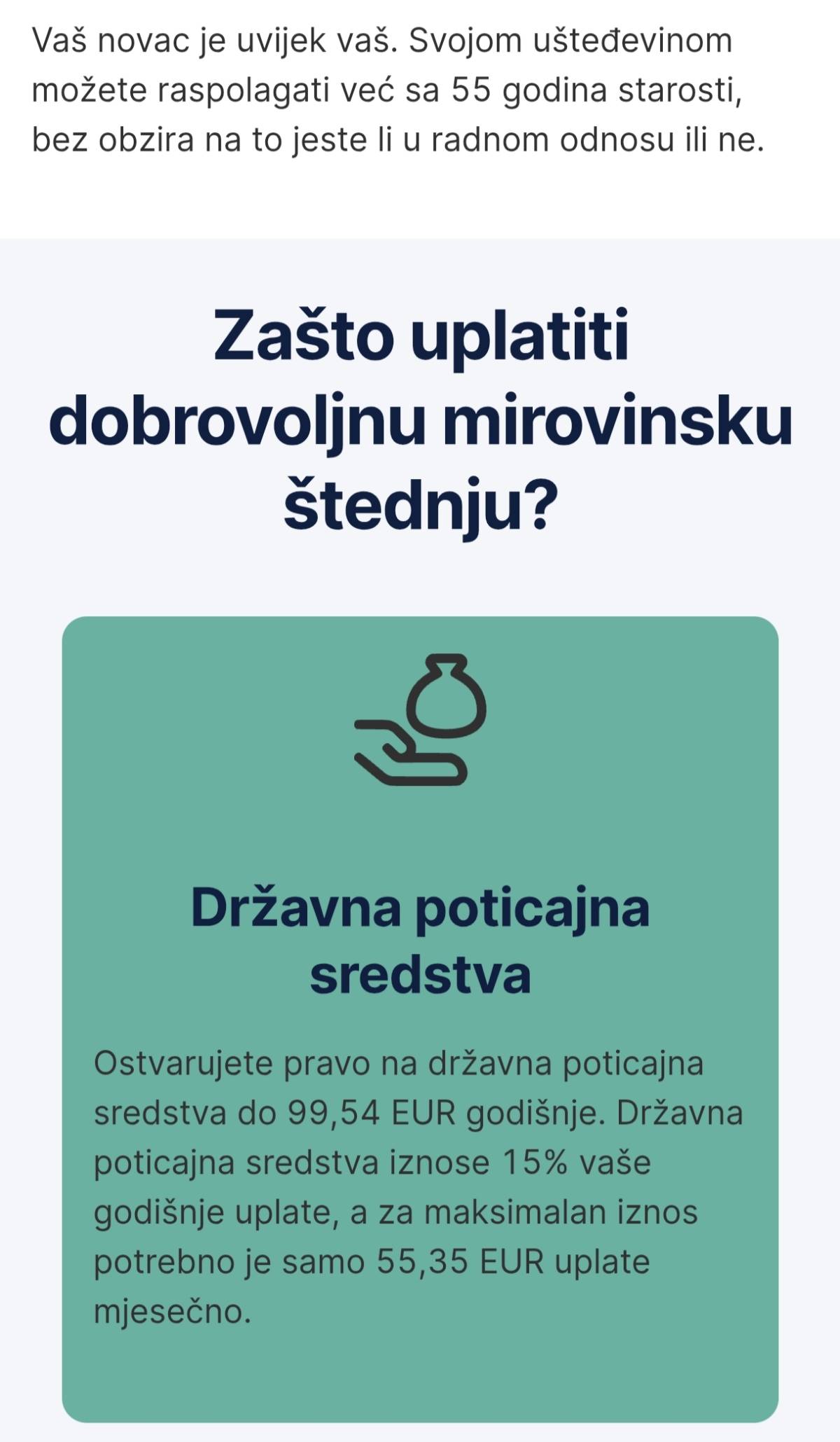 Savjetovanje za dobrovoljne mirovinske fondove i ulaganje