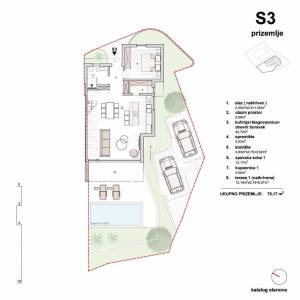 ŠIBENIK, VODICE – Luksuzni triplex s bazenom i pogledom na more