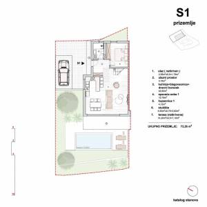 ŠIBENIK, VODICE – Luksuzni triplex s bazenom i pogledom na more