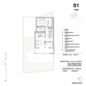 ŠIBENIK, VODICE – Luksuzni triplex s bazenom i pogledom na more