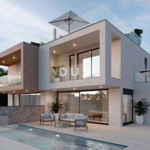 ŠIBENIK, VODICE – LUX DUPLEX s bazenom, krovnom terasom i top pogledom