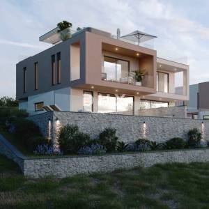 ŠIBENIK, VODICE – LUX DUPLEX s bazenom, krovnom terasom i top pogledom