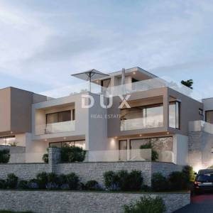 ŠIBENIK, VODICE – LUX TRIPLEX - krovna terasa, bazen i pogled na more