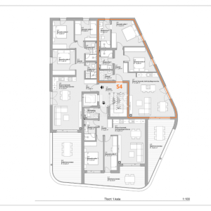 ŠIBENIK, VODICE – Novogradnja, lift, pogled na more, minutu od plaže