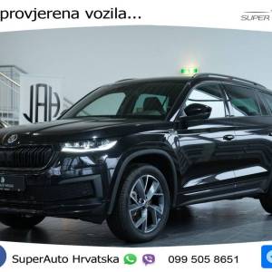 Škoda Kodiaq 2.0 TDI DSG Sportline 150 KS, 7-SJED+ACC+LED+4xGR SJED+VIRT