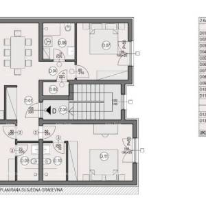 Stan u novogradnji sa dva garažna mjesta i vrtom, blizina centra grada i mora, - Stan D (PENTHOUSE)