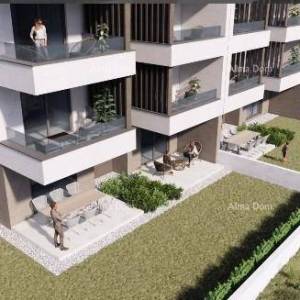 Stan u novogradnji sa dva garažna mjesta i vrtom, blizina centra grada i mora, - Stan D (PENTHOUSE)