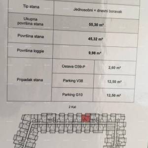 UMAG – Novogradnja! Stan  u modernom stambenom kompleksu s dva parkina mjesta,S 2-22