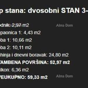 UMAG – Novogradnja! Stan  u modernom stambenom kompleksu, S 3-25