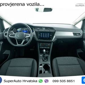 VW Touran 1.5 TSI DSG Comfortline 150 KS, 7-SJED+LED+ACC+GR SJED+KAM+VIRT+PDC