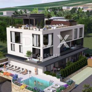 ZADAR, SUKOŠAN - Luksuzan penthouse u izgradnji pokraj mora B201