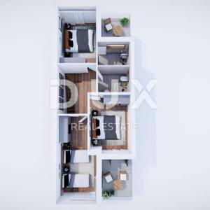 ZADAR, ZATON - Moderna kuća u nizu 1. red do mora A