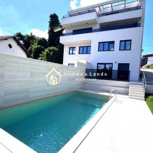 Zagreb,Remete,5-soban  dvoetažni stan 181m2 s velikm vrtom i bazenom