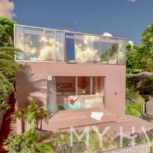 Zemljište sa projektom vile u Jelsi