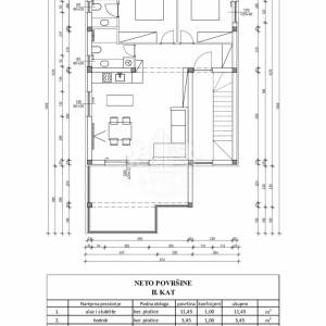 Apartman Vir penthouse s krovnom terasom – novogradnja