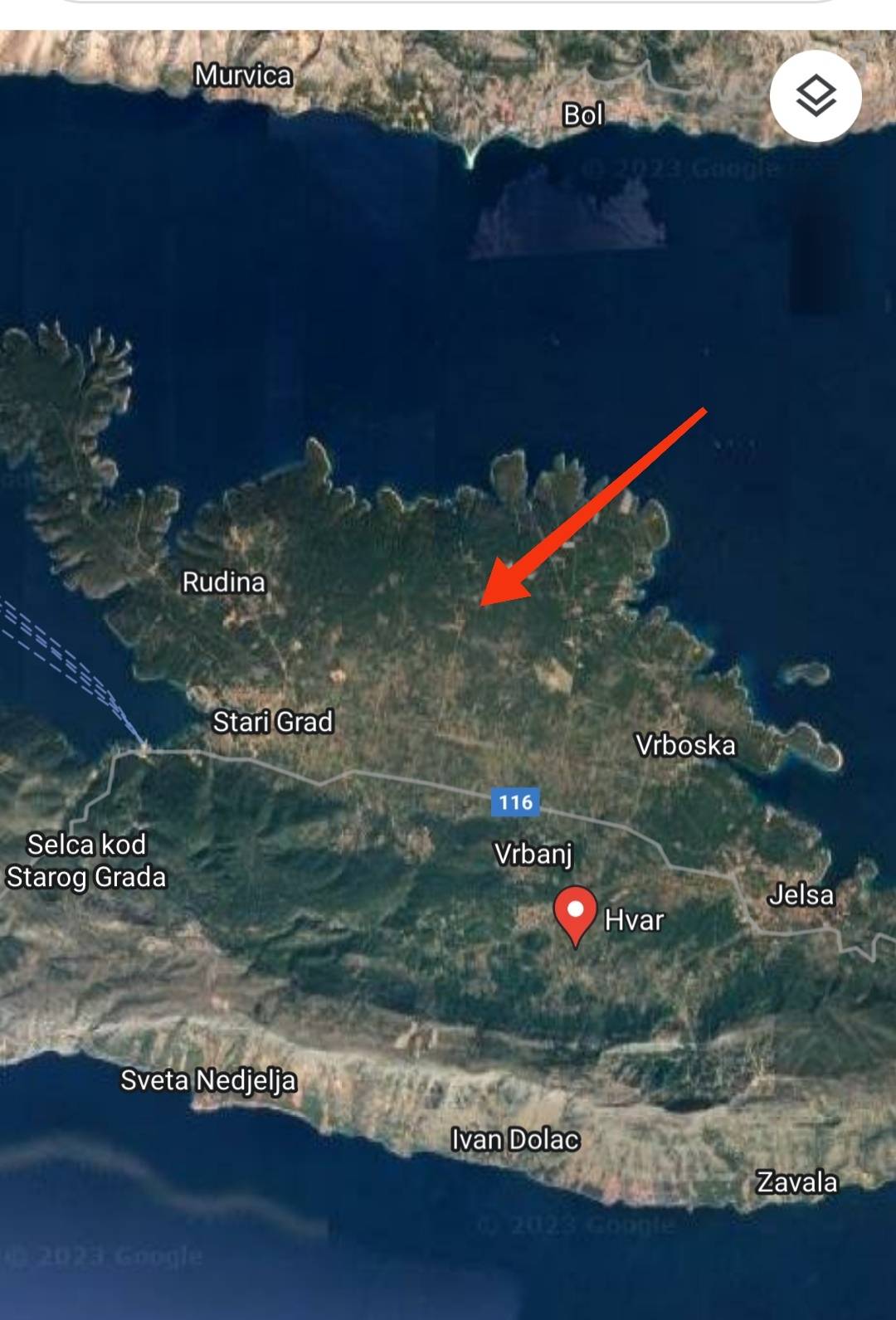 Atraktivno gradilište Hvar BEZ PROVIZIJE