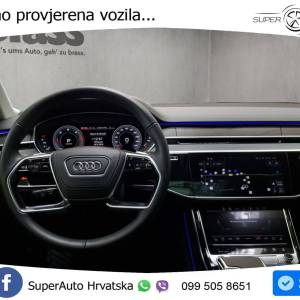 Audi A8 50 TDI quattro Aut. 286 KS, ZRAČ+PANO+360°+GR SJED+ACC+KEY+VIRT