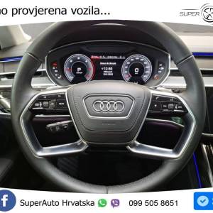 Audi A8 50 TDI quattro Aut. 286 KS, ZRAČ+PANO+360°+GR SJED+ACC+KEY+VIRT