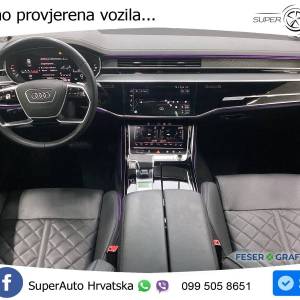 Audi A8 50 TDI quattro Aut. 286 KS, ZRAČ+PANO+360°+GR SJED+ACC+KEY+VIRT