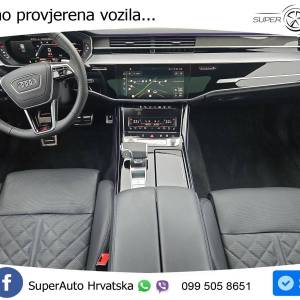 Audi A8 50 TDI quattro Aut. S line 286 KS, PANO+ZRAČ+360°+GR SJED+ACC+KEY+VIRT