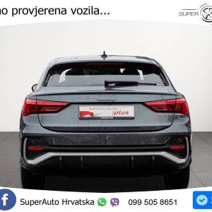 Audi Q3 45 TFSIe Sportback S line S tronic Aut. 245 KS, KAM+ACC+LED+NAVI+VIRT