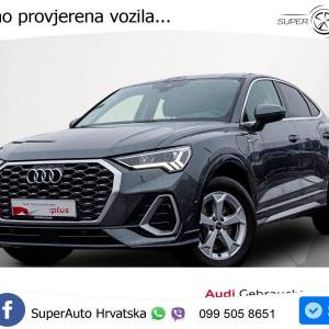 Audi Q3 45 TFSIe Sportback S line S tronic Aut. 245 KS, KAM+ACC+LED+NAVI+VIRT