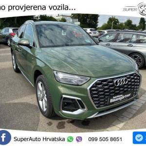 Audi Q5 Sportback 55 TFSIe quattro Aut. S line 367 KS, LED+KAM+GR SJED+VIRT