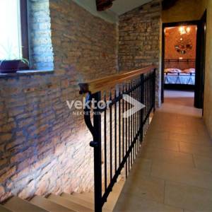 Barban-okolica, šarmantna kamena vila s grijanim bazenom