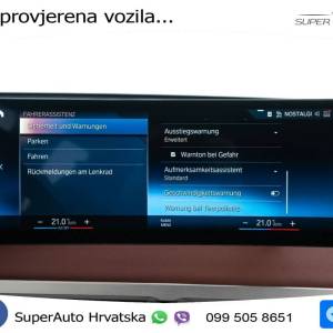 BMW iX 111.5 kWh xDrive50 Sportpaket 523 KS, ZRAČNI+LED+HEAD+GR SJED+KAM+VIRT