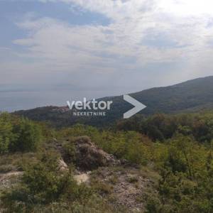 Brseč, Zagore, zemljište s fenomenalnim pogledom