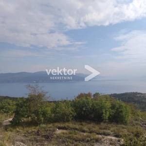 Brseč, Zagore, zemljište s fenomenalnim pogledom