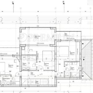 Brzac, zemljište s građevinskom dozvolom! Pogled na more!