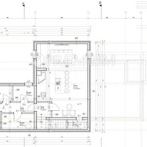 Brzac, zemljište s građevinskom dozvolom! Pogled na more!