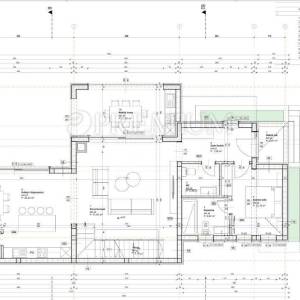 Brzac, zemljište s građevinskom dozvolom! Pogled na more!
