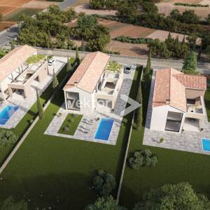 Buje, okolica, građevinsko zemljište s građevinskom dozvolom i projektom 