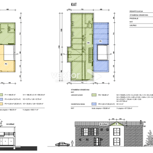 Buje, okolica, građevinsko zemljište s građevinskom dozvolom i projektom 