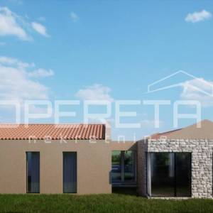 Buje okolica – Prizemna kuća u izgradnji s bazenom