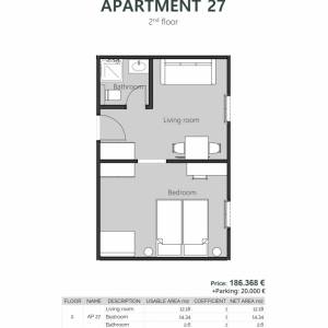 CRIKVENICA - Funkcionalan apartman na drugom katu
